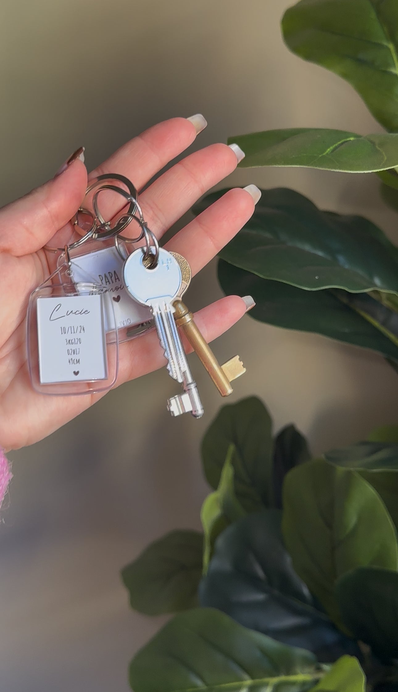 Porte-clé personnalisée