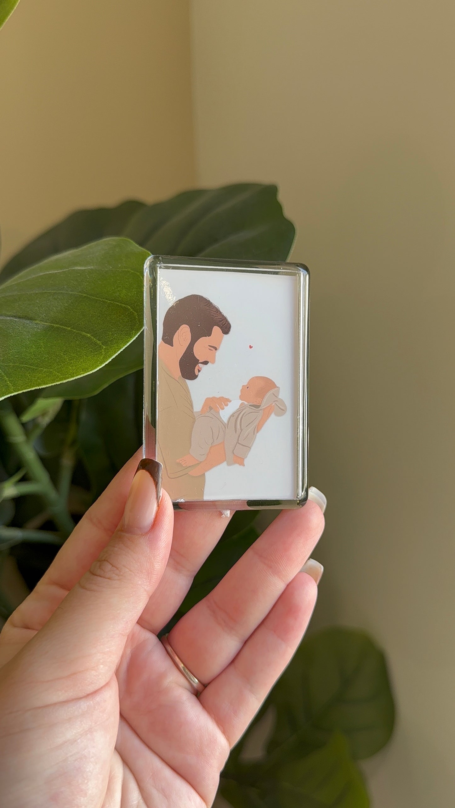 Magnet aimanté personnalisé (petits) - 7x4,5cm