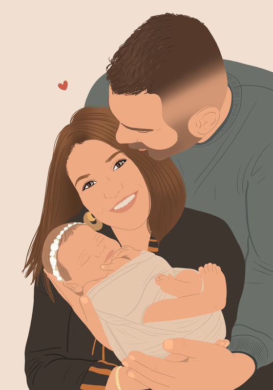 Portrait A3 - détaillé