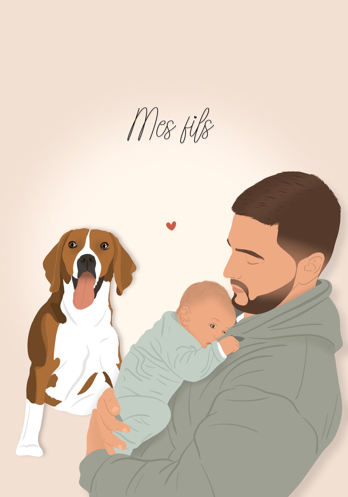 Portrait A3 - détaillé