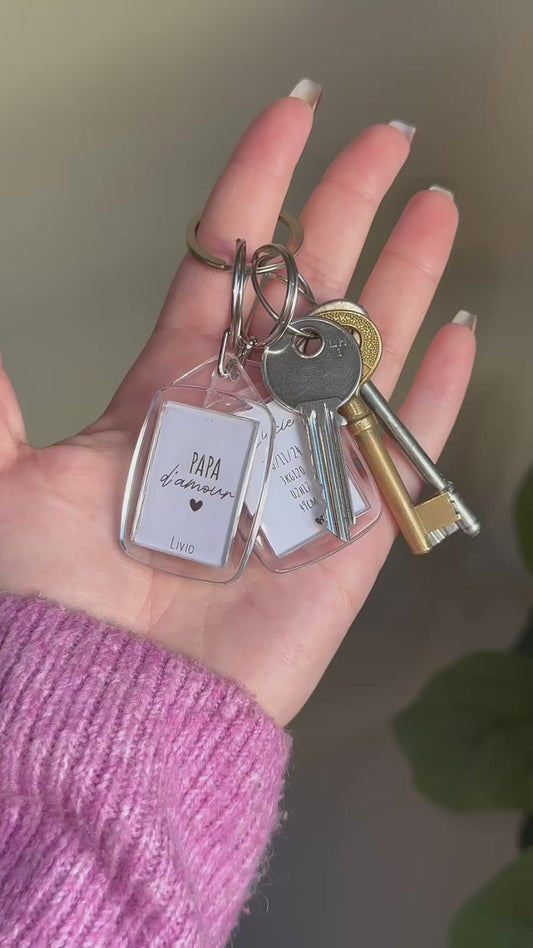 Porte clé + illustration ✨ Pack accessoire souvenir